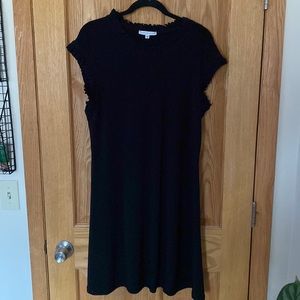 Annalee+Hope- Ruffled Little Black Dress-XL-NWOT